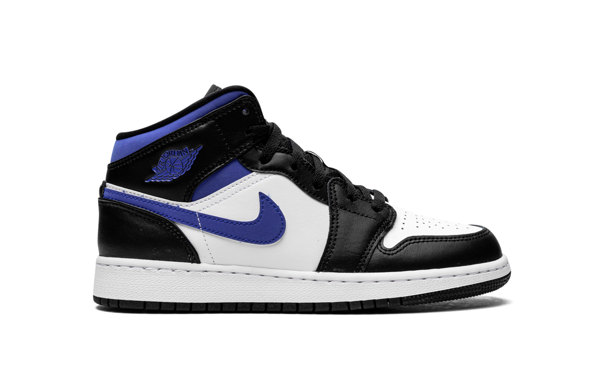 Air Jordan 1 Mid GS Racer Blue / Black / White 554725 140